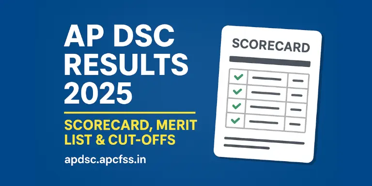 AP DSC Results 2025