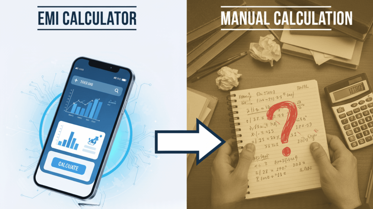 EMI Calculator vs Manual Calculation